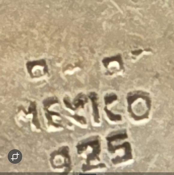 925 Mexico Silver and Onyx Inlay Cuff Bracelet - Picture 11 of 11